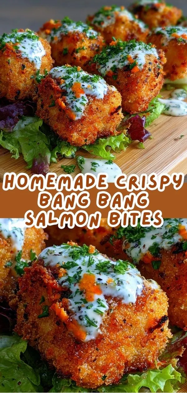 Homemade Crispy Bang Bang Salmon Bites with Sweet and Spicy Coating